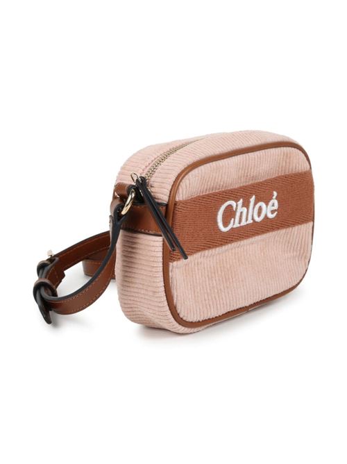 Borsa bambina velluto rosa Chloe' Kids | C20273454